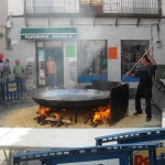 Paella Gigante Jalon 15 oktober 2011: Vuur brand, olie zit erin