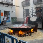 Paella Gigante Jalon 15 oktober 2011: Toevoegen van het vlees