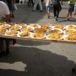 Paella Gigante Jalon 15 oktober 2011: Service tot aan de tafel - Eet smakelijk