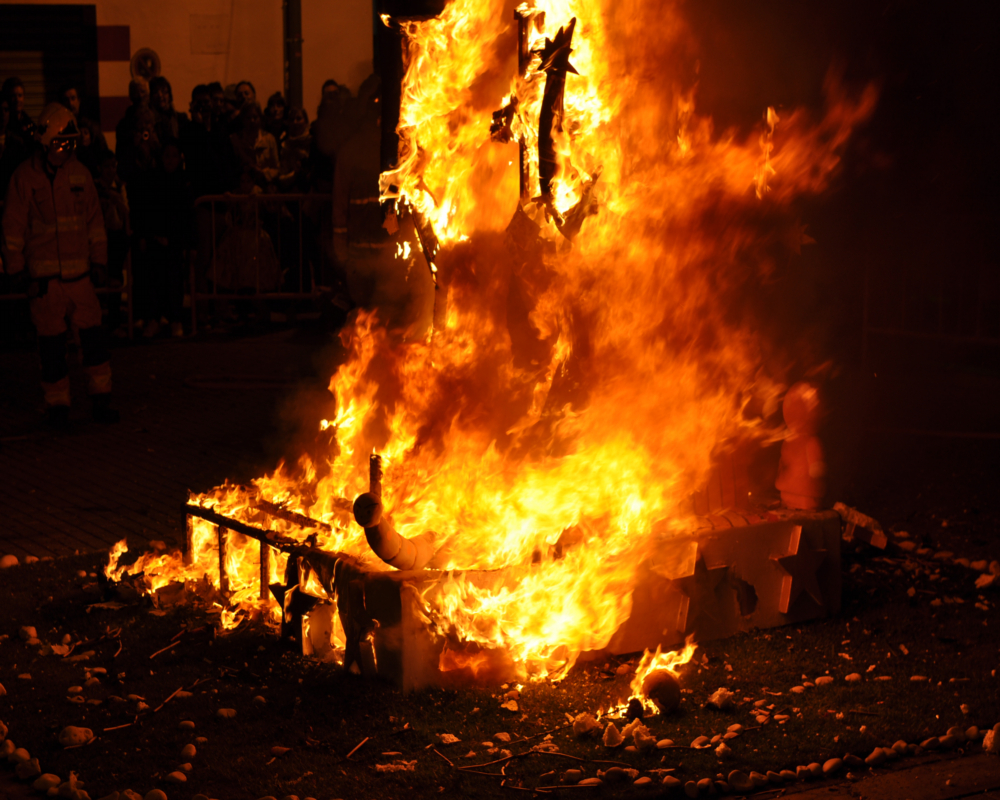 fallas denia 2012 vuur